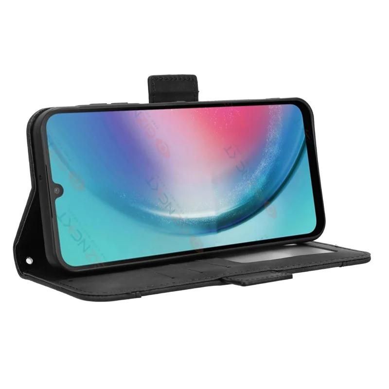 Multifunction Wallet Card Slot Leather Casing For Samsung Galaxy M55 M15 M14 M34 M54 Soft Silicone Shockproof Protection Back Cover