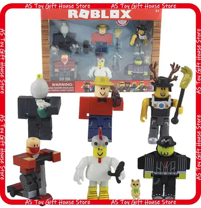 Продаются фигурки Roblox 2,5-3 дюйма, куклы из игры Виртуальный мир, разные стили, с оружием, коллекционные игрушки, подарок