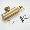 Stainless Steel Wire drawing Gold Wall mounted Bathroom Soap Dispenser Manual Press Soap Dispenser