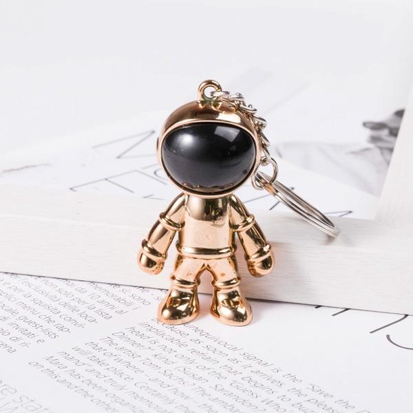 3D Fashion Astronaut Keychain Space Robot Spaceman Keychain KTY