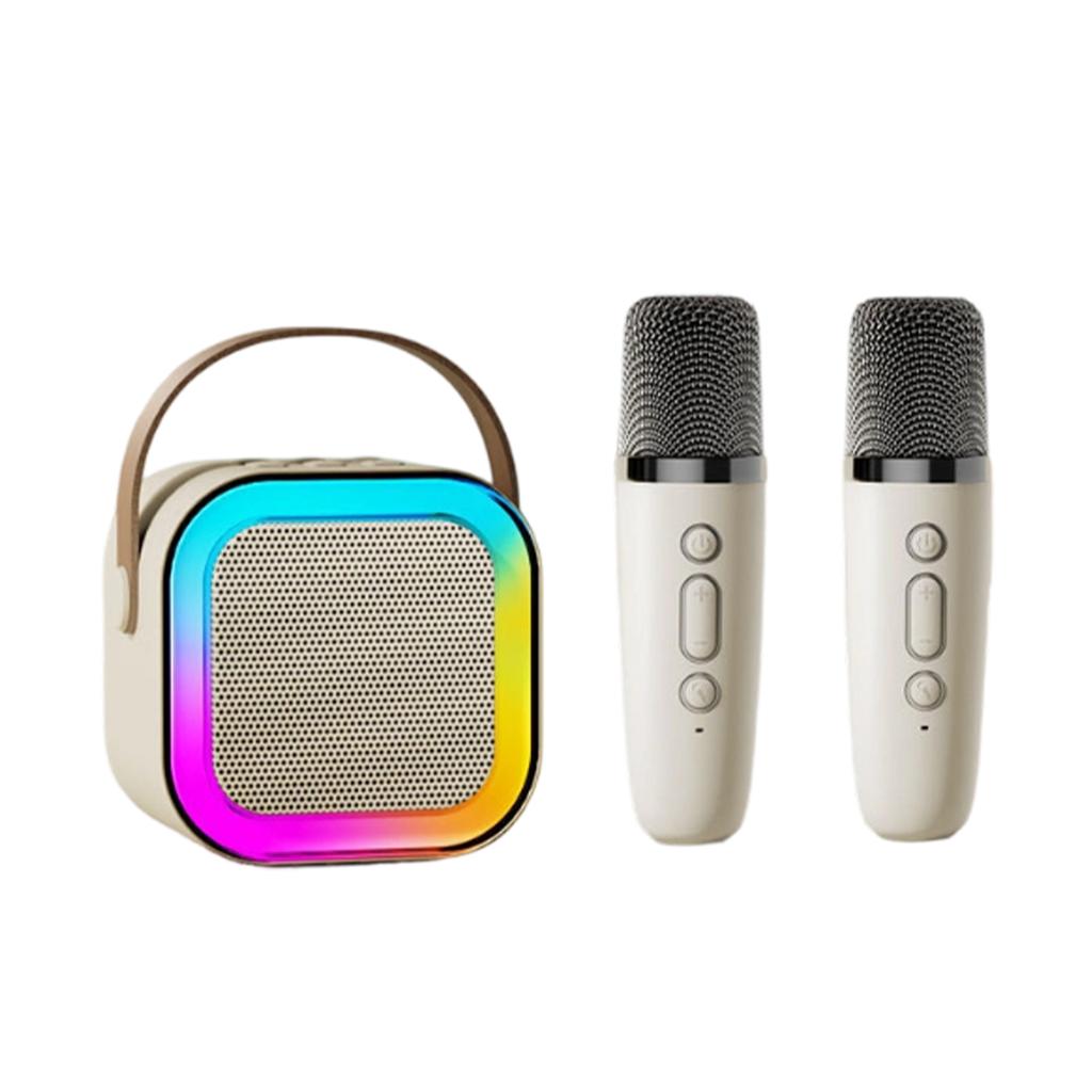 Караоке-машина для детей, ТОП-игрушки 2025, Рождественские и Дни рождения, Идеи подарков для девочек от 4 лет, Портативный MP3-плеер с 2 беспроводными микрофонами для вечеринки