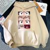 Cartoon Anime Couple Hooded Sweater European Size Printed Sweater Anime Cartoon Sweater