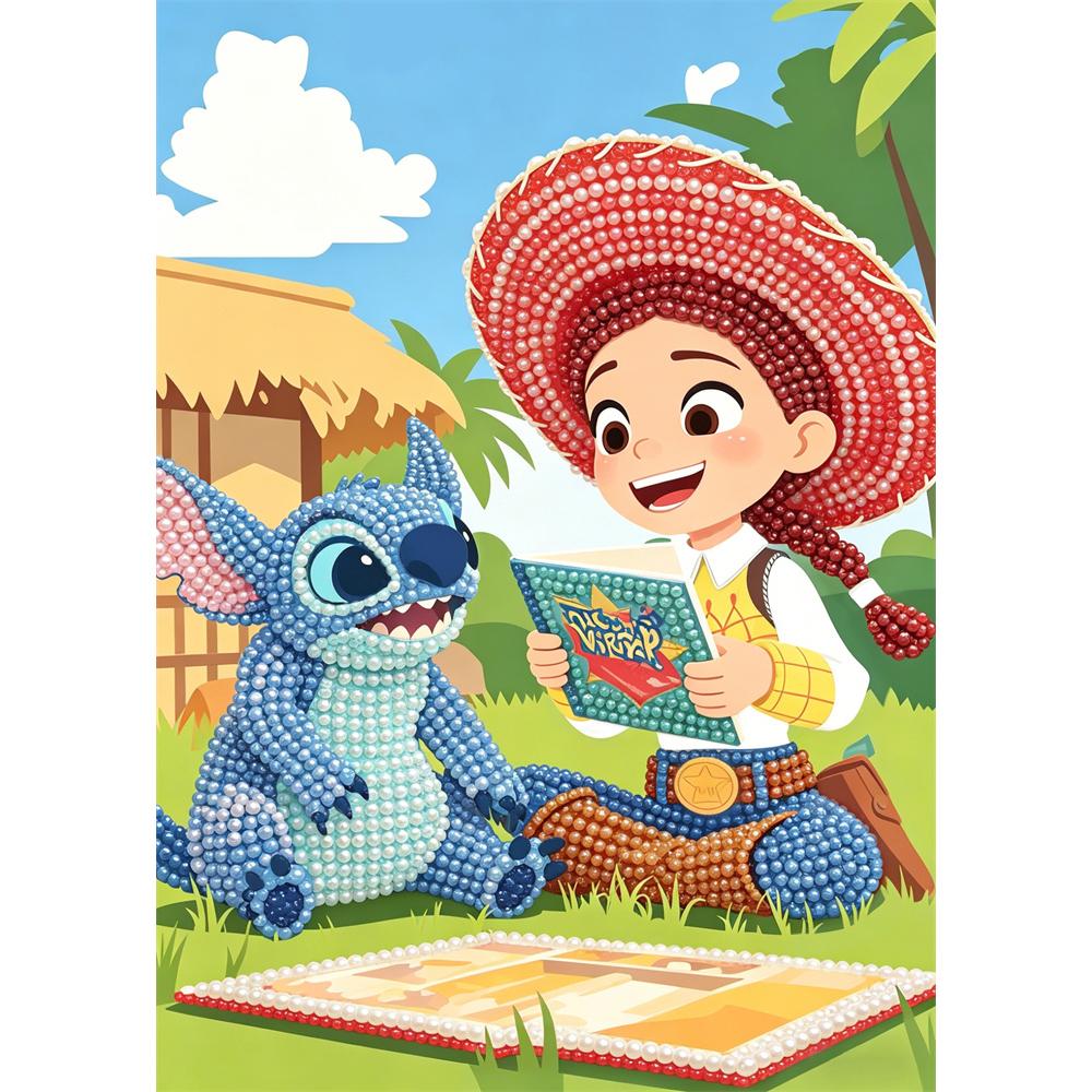 Disney Жемчужная живопись История игрушек Набор для творчества Trish Взрослый Начинающий Домашний Декор Стены Особая Форма