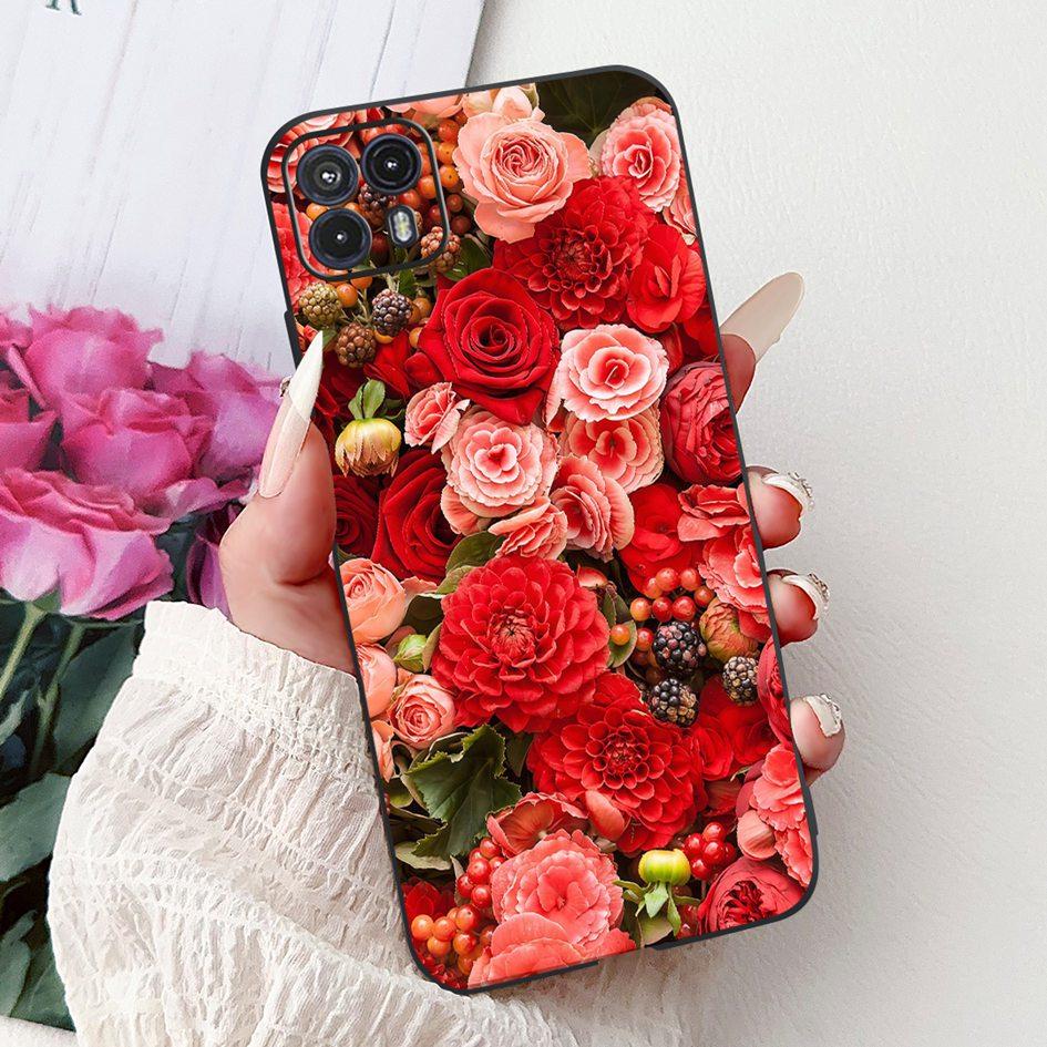 Чехол для Motorola Moto G50 XT2137-1 XT2137-2 Чехол Милый Кот Цветок Мультфильм ТПУ Задняя Крышка Для Motorola Moto G50 5G XT2149-1 Capa