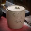 Ceramic Sealed Pot 280g Tea Storage Tank with Lid Tea Pot Household Storage Box Decoration Handicraft Home Decoration Modern