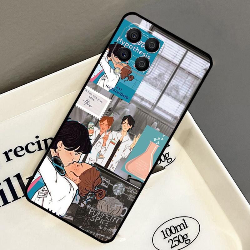 Чехол для книги "Гипотеза любви" для Samsung Galaxy M15 M55 M12 M13 M14 M54 M23 M16 M11 M21 M31 M20 M34 M52 M32 M36 M56