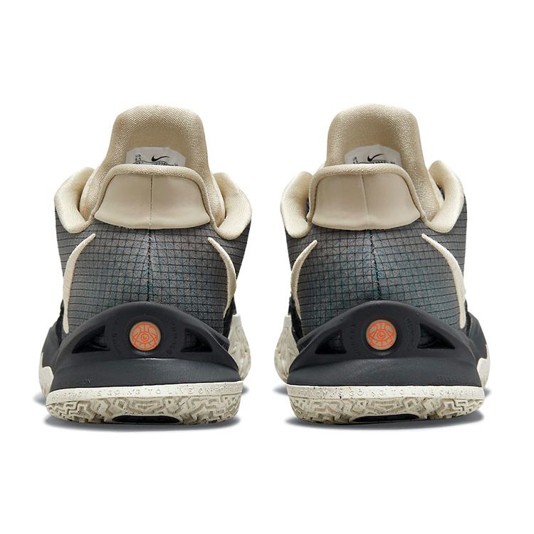 Nike Kyrie Low 4 Черные мужские кроссовки из ротанга Темно-дымчато-серые Cyber-Teal CW3985-003