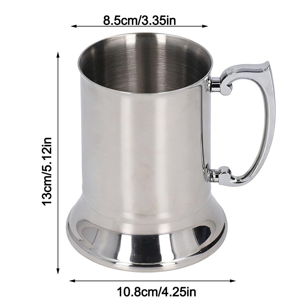 Double Wall Stainless Steel Beer Mug Stainless Steel Insulated Coffee Mug Bar