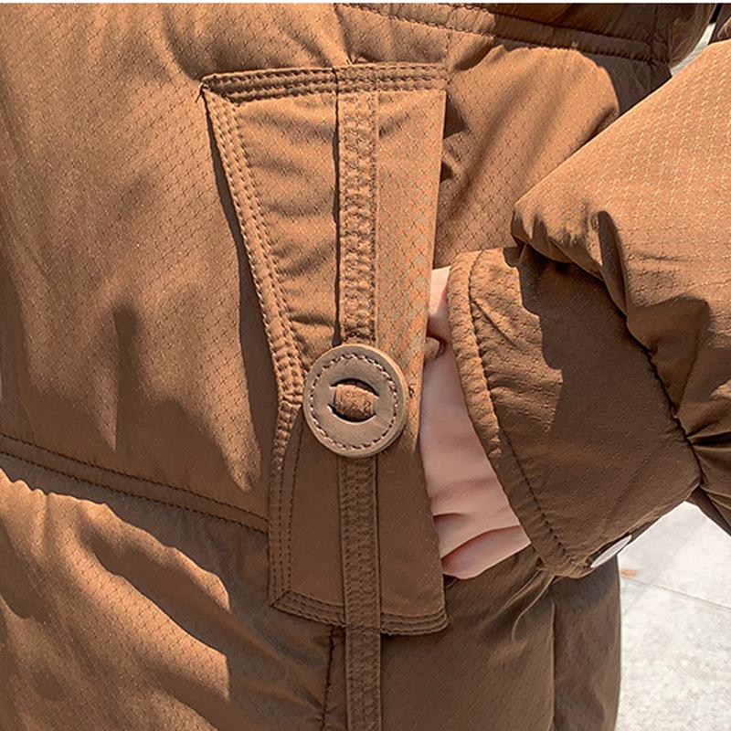 Зимние парки для женщин, длинные пальто, элегантные свободные, толстые, теплые женские куртки, пальто с капюшоном