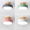 Новые скандинавские потолочные светильники Macaron, светильники для спальни, простые современные потолочные светильники для прихожей, детские светильники, освещение для гостиной