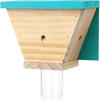 1 Pack Wood Carpenter Bee Trap for Outside - Wood Boring Bee Trap - Best Bee Trap - Nature Shed Style Carpenter Bee Traps Outdoor Hanging
