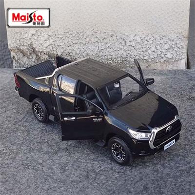 VLZH5 Maisto 1:27 TOYOTA Hilux Пикап Литой Модель Автомобиля Литье под Давлением Металл Внедорожники Модель Автомобиля Симуляция Коллекция Детские Игрушки Подарки