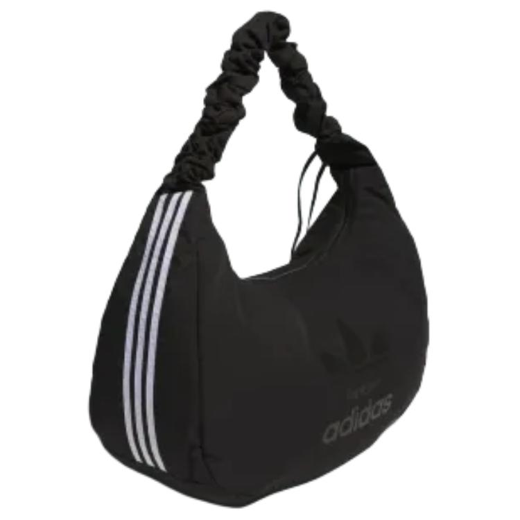 adidas Оригинальная нейлоновая сумка через плечо Adidas Trefoil Обычная Унисекс Черный JP0146