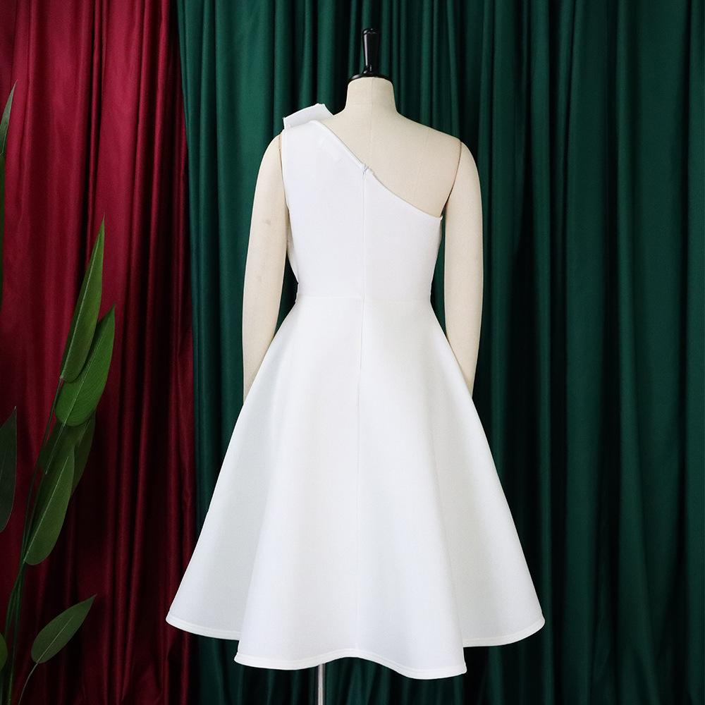 Сексуальное вечернее платье с плиссировкой, открытыми плечами и высокой талией для полных женщин, летнее платье для вечеринки