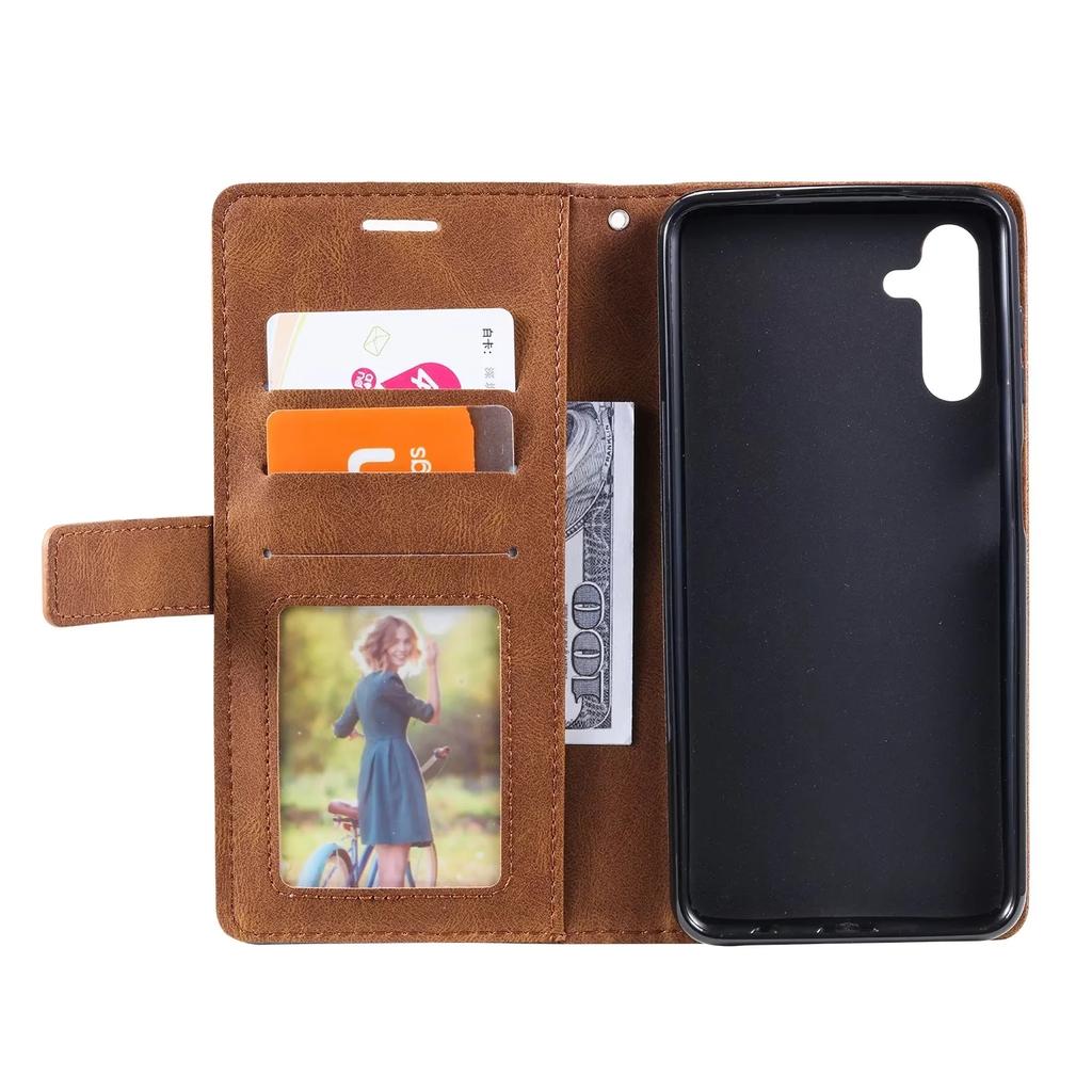 Роскошный кожаный чехол для Samsung Galaxy S25 Edge S24 Ultra S23 FE S22 S21 S20 S10 S9 Plus Note 20 + Карман для карт Кошелек Чехол Etui