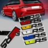 1Pc 3D Metal VRS Car Badge Emblem Sticker Car Styling for Skoda VRS Octavia Elroq Fabia Rapid Superb Kodiaq Front Grille Emblem Rear Trunk Decals