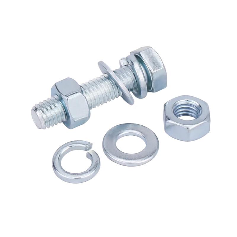 Galvanized Grade 4.8 Hex Bolt, Nut & Washer Set