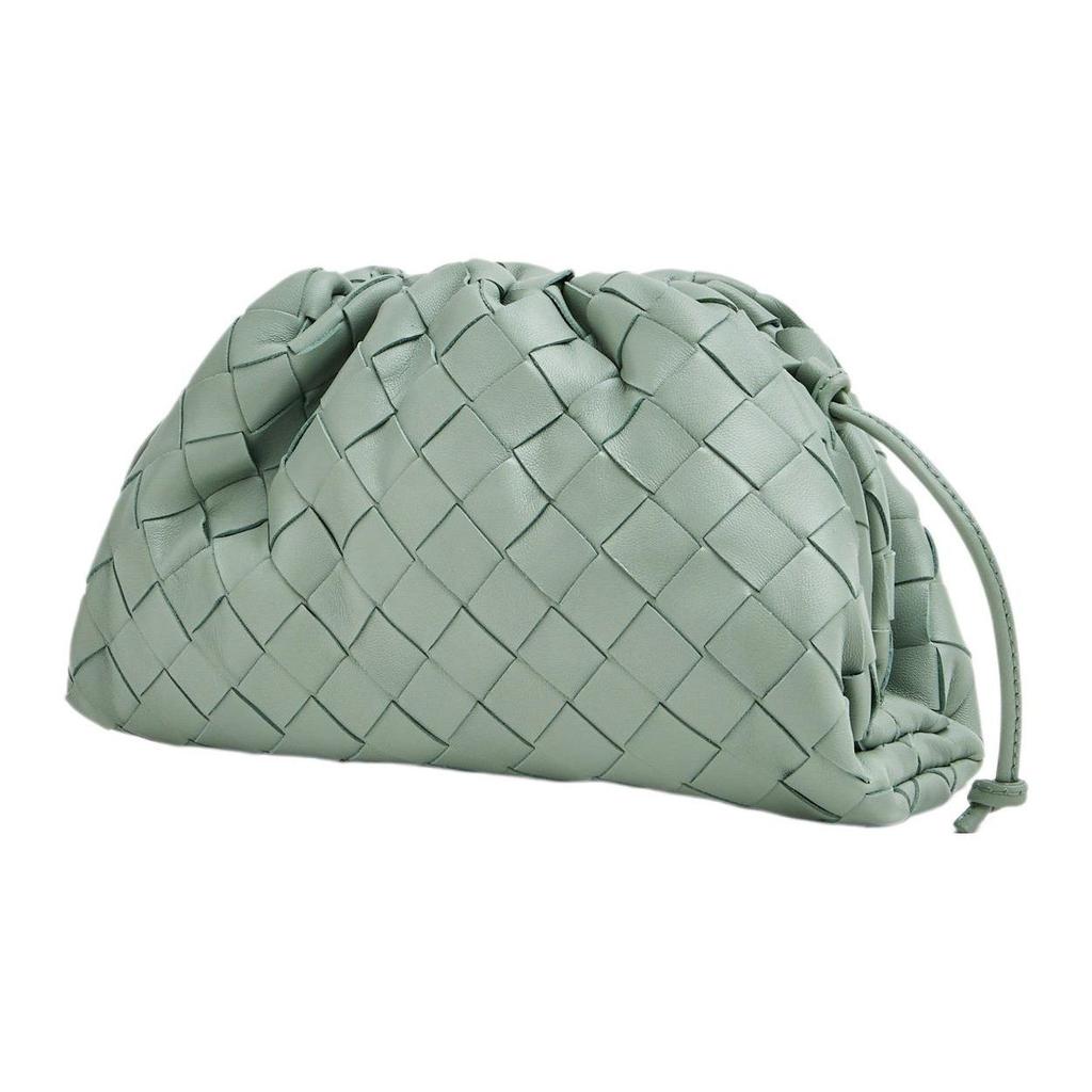 Bottega Veneta Pouch Bag New Sauge/Gold Women Pouches Green 585852-VCPP1-3403