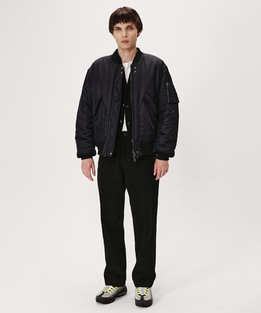 Shirter Nylon Reversible Bomber Jumper (Purple Black)