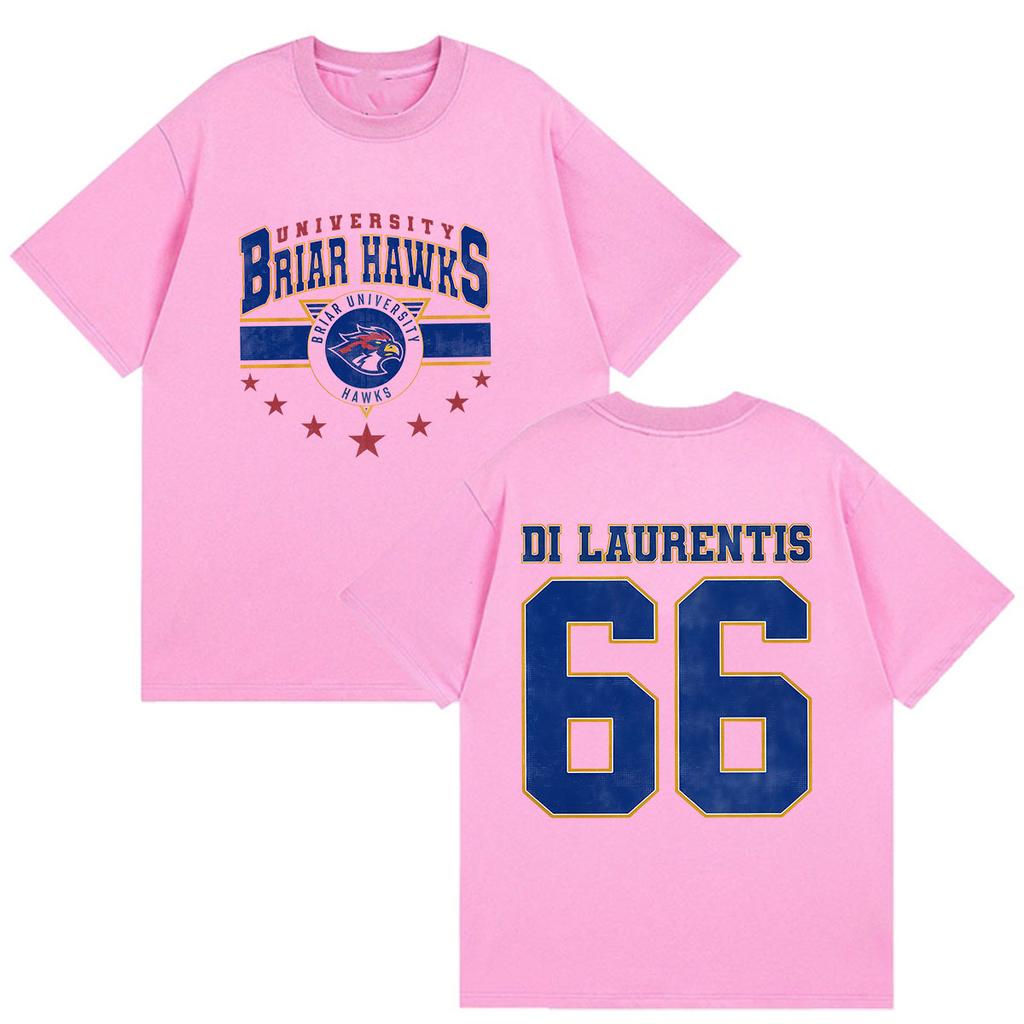 2026 TV Series Off Campus Di Laurentis 66 Briar University Tshirts Unisexs WoUnisex Vintage Harajuku Oversized Cotton T Shirt Tops