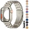 Классический вариант корпуса и ремешка Ultra 2 для Apple Watch 44 мм, 45 мм, металлический ремешок из нержавеющей стали для серии iWatch 9, Ultra2, 8, 7, 6, SE 5, 4