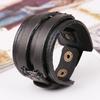 Men Women Punk Retro Wide Faux Leather Belt Bracelet Wristband Jewelry Gift