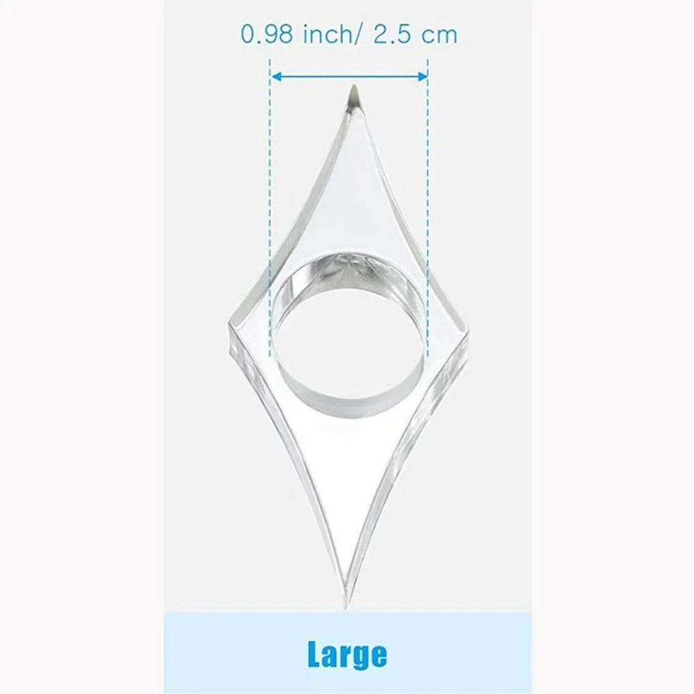 Multi-function Thumb Book Brace Acrylic Book Page Holders Thumb Book Support  Book Marker