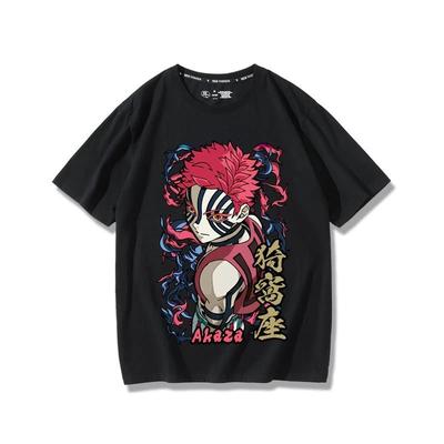 Убийца демонов: Kimetsu no Yaiba Косплей Аниме Футболка Т-футболка Нижнее белье Хлопок
