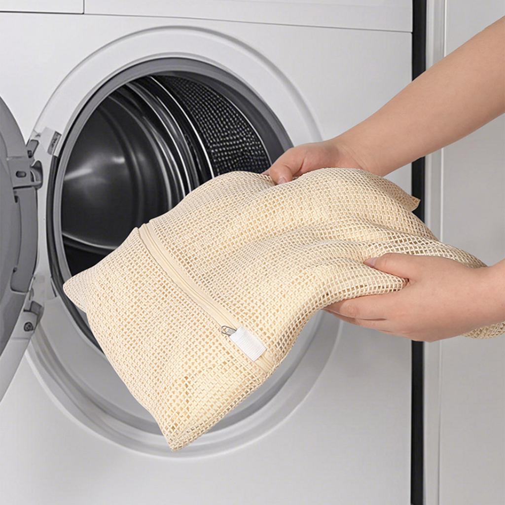 4PCS Thickened Cotton Garment Wash Bags Delicates Storage Solution Anti Deformation Washing Net with Sturdy Zippers