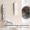 Магнитный держатель для пульта дистанционного управления, 2025 Магнитный держатель для пульта дистанционного управления Настенный монтаж Без отверстий