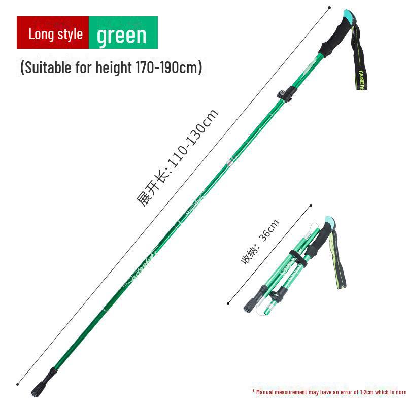 Ultra-Light Folding Aluminum Alloy Trekking Pole for Hiking