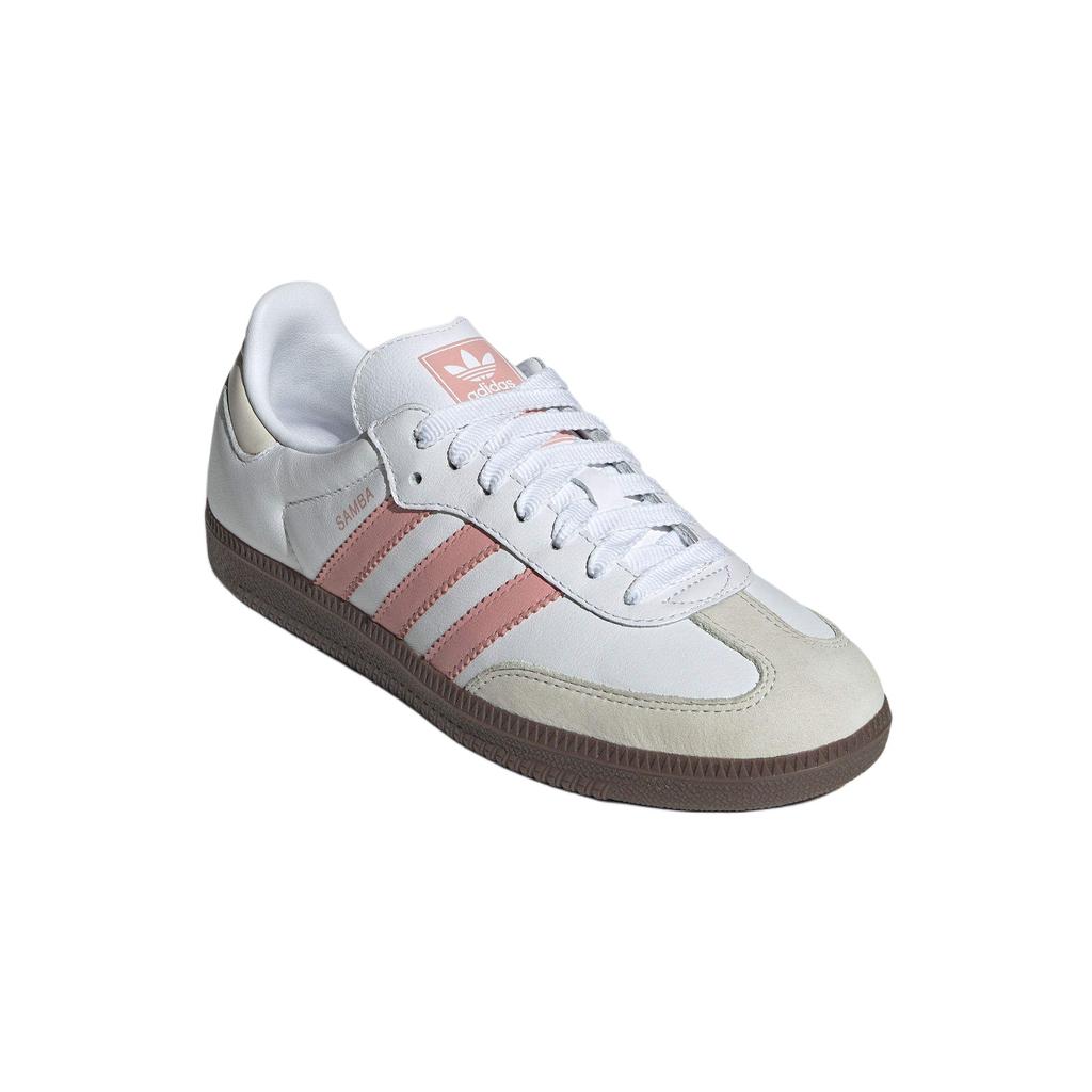 Adidas Samba OG White Wonder Mauve женские кроссовки Cloud-White Off-White JI2677