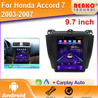 9,7-дюймовый автомобильный радиоприемник GPS для Honda Accord 7 2003-2007 WiFi видеоплеер Android Auto навигация мультимедиа стерео Carplay 2din DVD