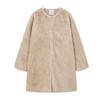 Зимнее пальто для девочки ELLE KIDS из искусственного меха норки