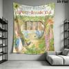 Peter Rabbit Pattern Home Decor Tapestry, Wall Hanging, Decorative RV Wall Cloth.SGT0917456