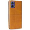 For Motorola Moto G85 5G/S50 Neo 5G Case Card Slots Cowhide Texture Phone Leather Cover