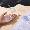 5 шт. Акриловый Мини-держатель для CD NFC Персонализированный Брелок Чехол для Альбома Многофункциональный Универсальный Ключевой Подвеска Декор для Подвешивания на Рюкзак