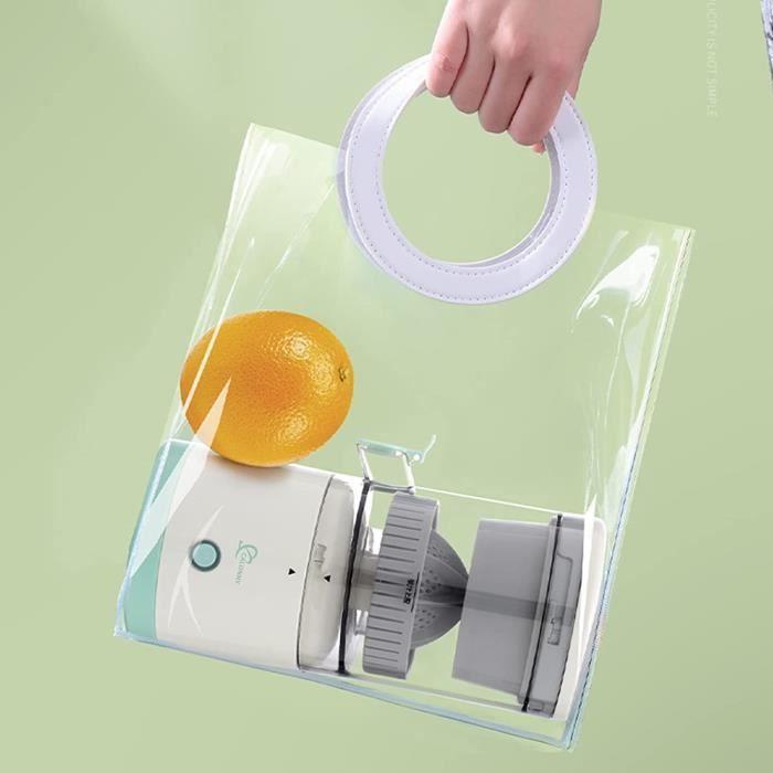 Calonny Presse-agrumes electrique portable Presse-agrumes rechargeable mains libres Presse-agrumes electrique avec USB et bro