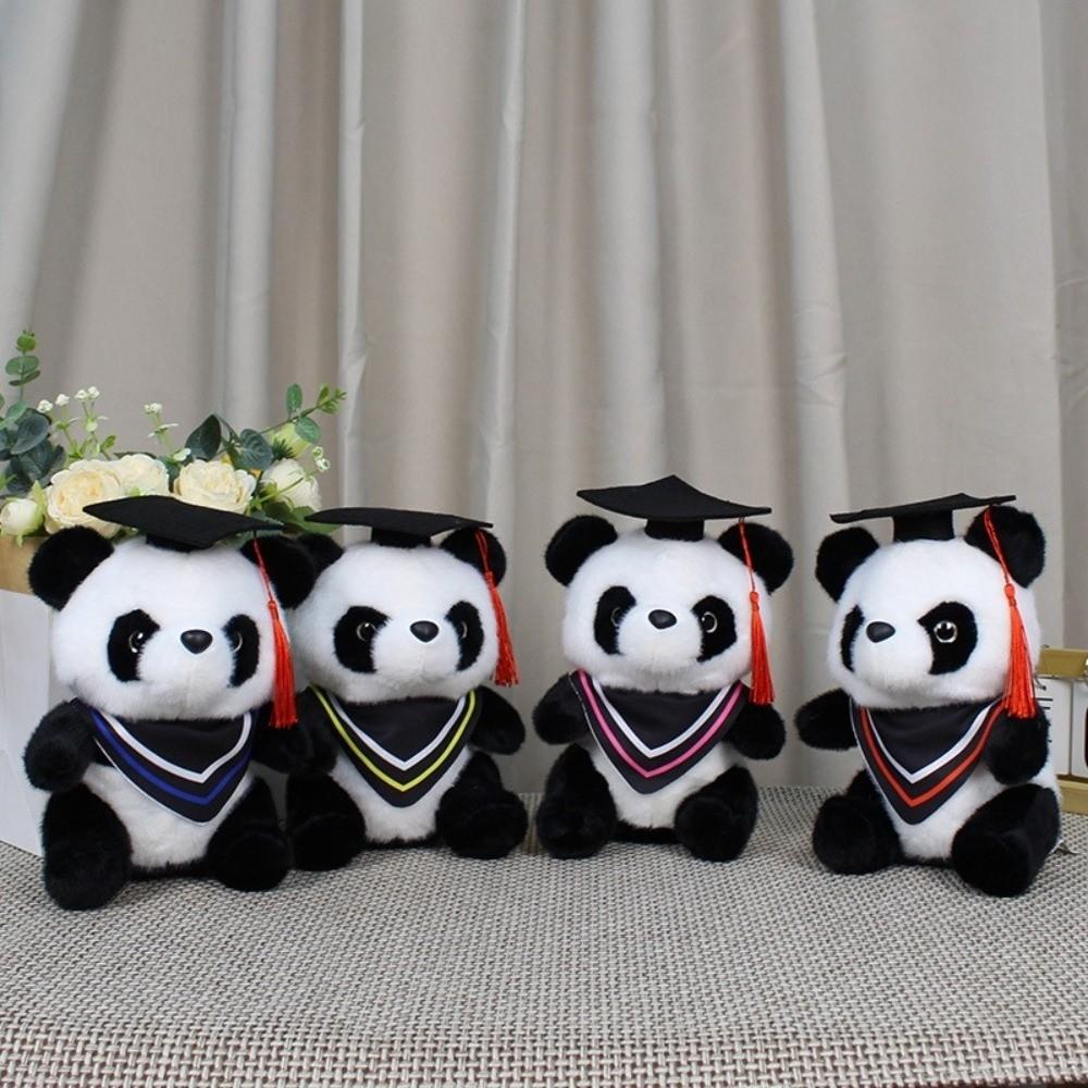 Panda Graduate Plush Dolls Stuffed Graduation Panda Plush Toy Kawaii Graduation Gift Kids Gift