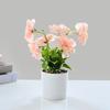 Sunflower Plant Simulation Bonsai Placement Fake Plant Flowerpotted Artificial Flower  Party Decor