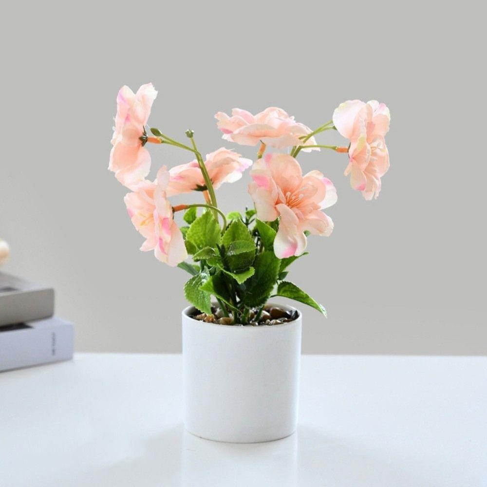Sunflower Plant Simulation Bonsai Placement Fake Plant Flowerpotted Artificial Flower Party Decor