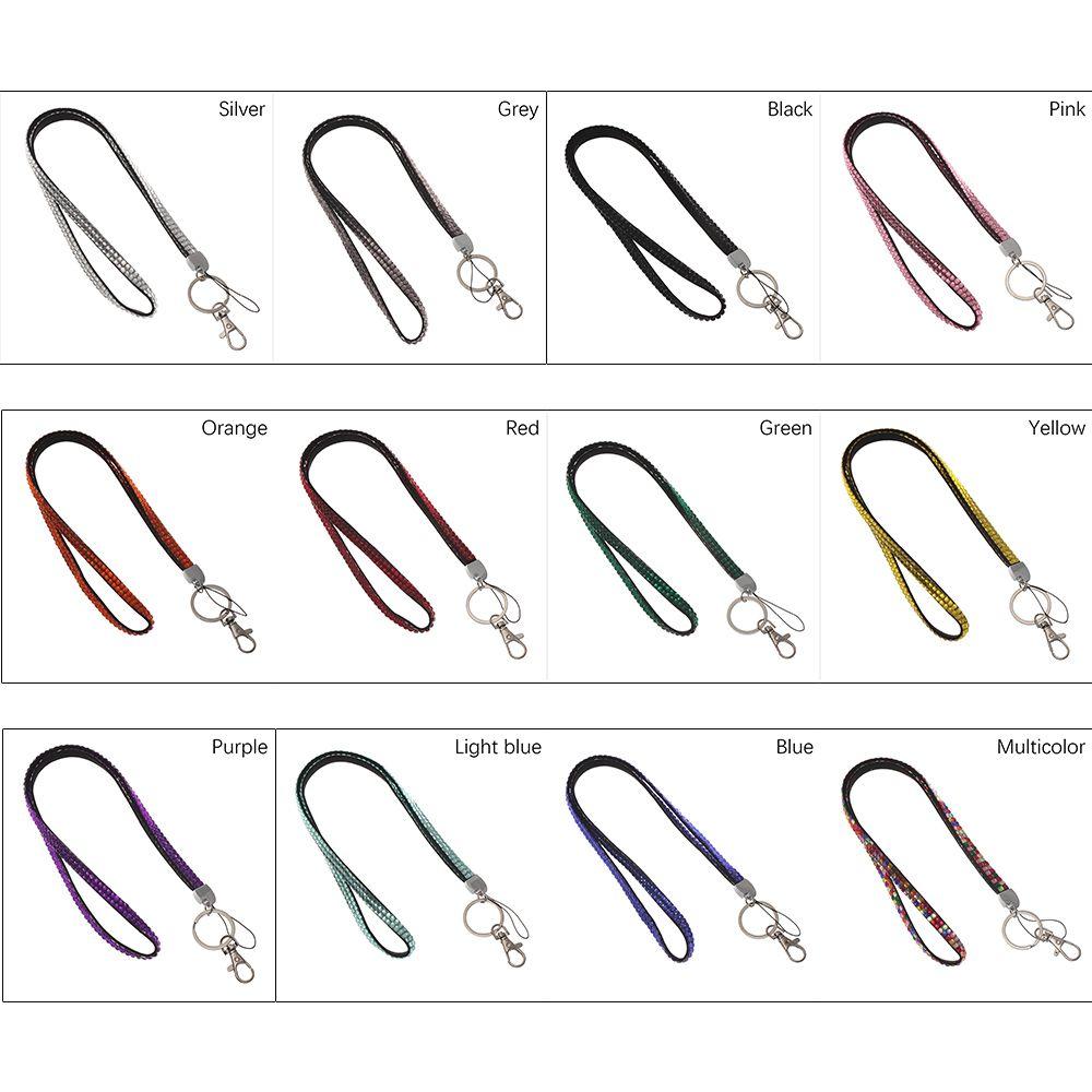 1 шт. Легкий кристалл выдвижной держатель для карт ожерелье шейный ремешок шнурок для подвешивания веревка