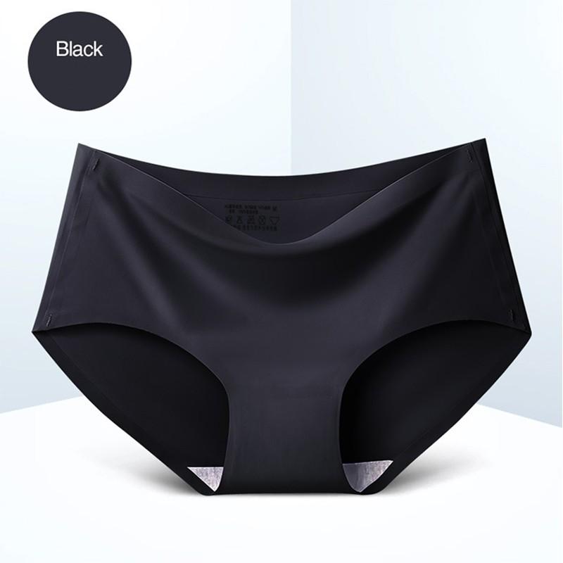 Women's Panties Ice Silk Cool Refreshing Seamless Underwear Triangle Big Yards Female Briefs