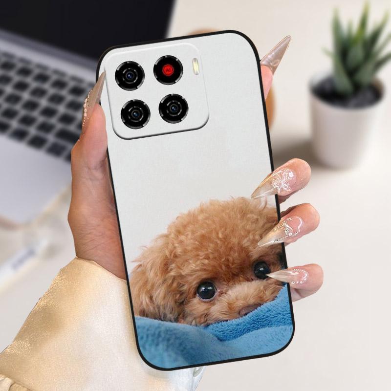 Чехол для ZTE Blade A56 Цветы Волк Мягкий Силиконовый Чехол для Телефона Для ZTE Blade A 56 TPU Ударопрочный Чехол BladeA56 4G Z2473 Fundas