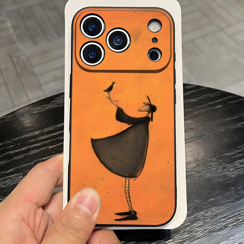 S-Sam Toft Art Phone Case For IPhone 17 Pro Max 16 15 14 Pro Max 13 11 X Xs Xr 8 7Plus Silicone Cover