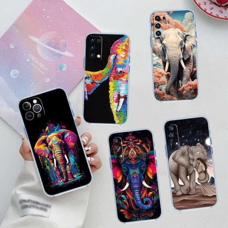 Animal Elephant Case for Motorola G10 G20 G04 E30 E40 E22 E20 E13 E15 G22 G23 G05 G75 G35 G55 E22S E7 G6 G7 G8 G9 Plus Power Play