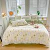 Simple Bedding Four-piece Set, Thickened Bed Sheet Quilt Cover, Pastoral Dormitory Three-piece Set