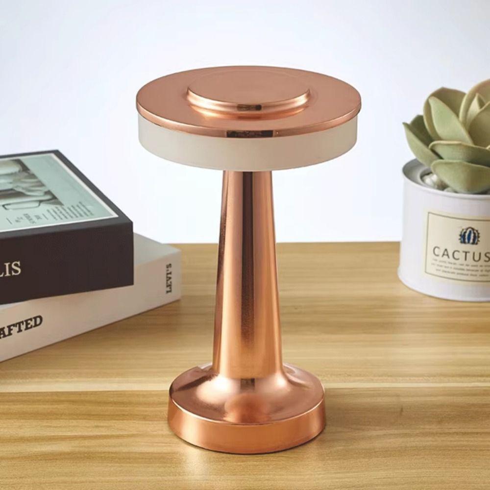 Retro Rechargeable Desk Lamp Cordless Wireless Reading Lamp LED Table Lamp Hotel Decor