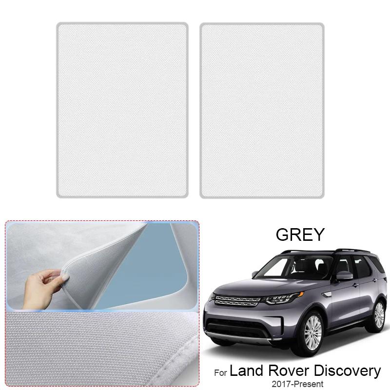 Car Suede Fabric Anti-uv Electrostatic Adsorption Sunroof Sunshade For LAND ROVER Discovery 2017-2026 Heat Insulation Skylight jvhn2