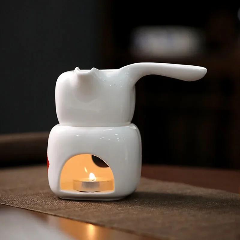 Керамическая защита от ожогов ручная благовонница белая подогреватель для свечи клуб салон красоты лампа для эфирного масла благословение подогреватель для чая домашний декор